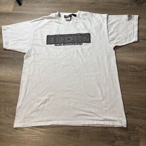 Harley Davidson 2003 100th Anniversary Made In USA Men's White Size Large Shirt